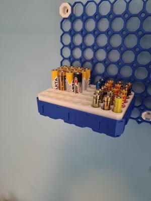 2x2x0.75 - Multibin Insert for AA and AAA batteries