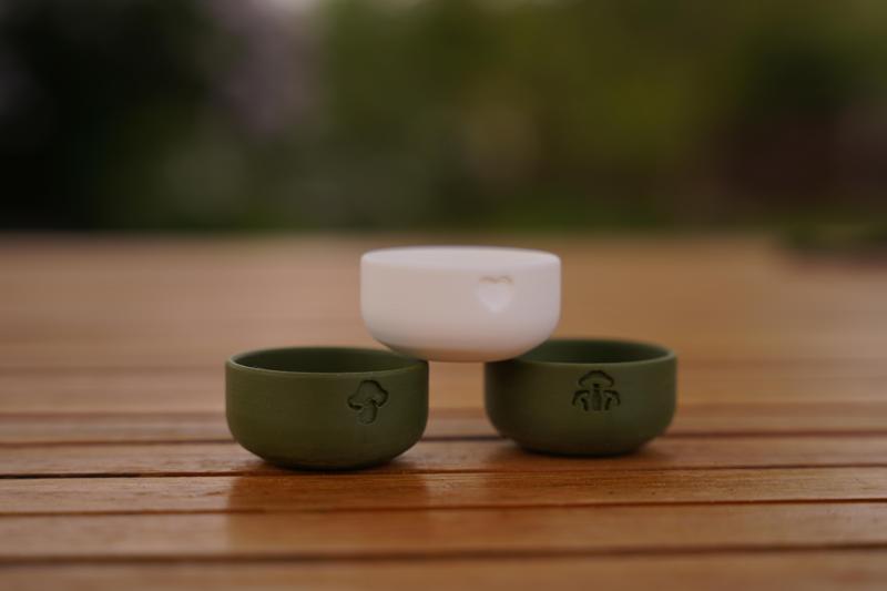 Cute Tiny bowl with Heart or Mushroom engraving 3 options available