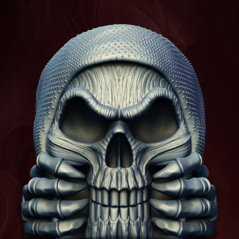 Horror Halloween Hooded Haunt Candle Holder 3D Printer STL File Format