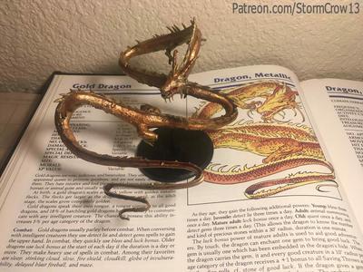 2nd ed AD&D Gold Dragon