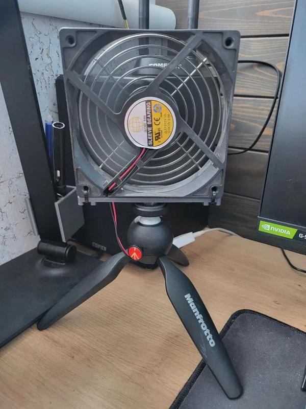 120 mm fan tripod mount   