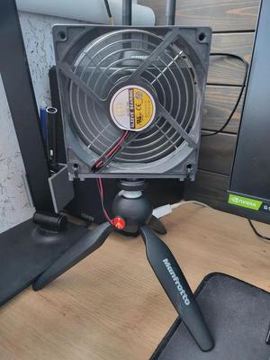 120 mm fan tripod mount   