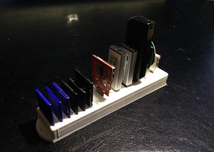 Wall-Mountable USB Organizer 