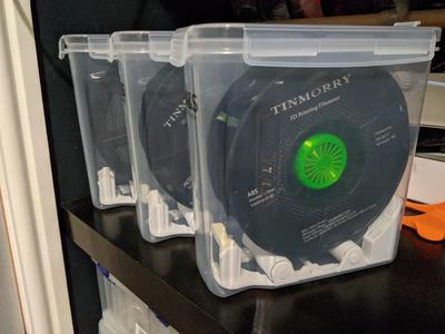Filament Dry Box with hygrometer - 608 bearing version
