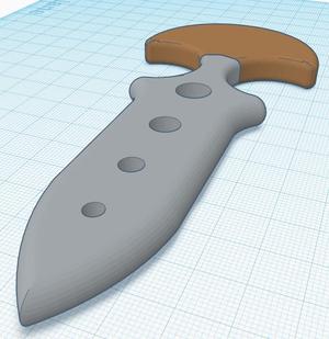 Basic push dagger
