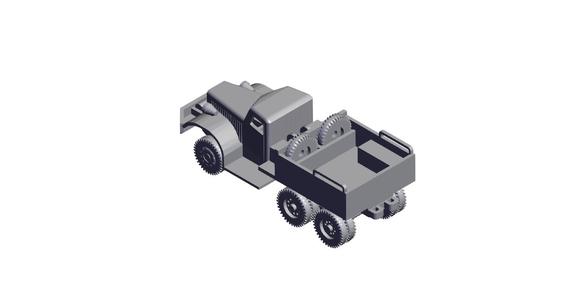 1/100 Scale Diamond T M19 Tractor Model 980.stl