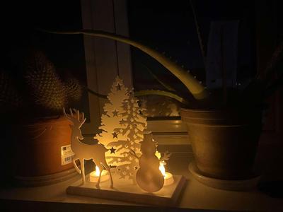 Christmas Decoration (Led Candle Light Compatible)