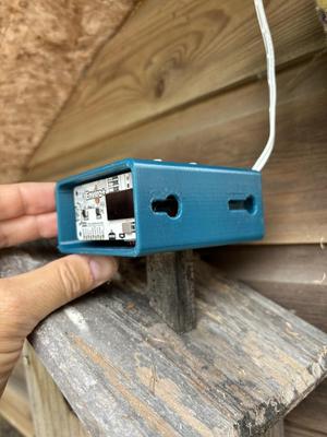 Enviro+ case with mounting holes for outdoor use