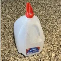Milk jug spout   