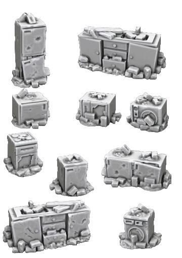 WASTELAND DESTROYED KITCHEN