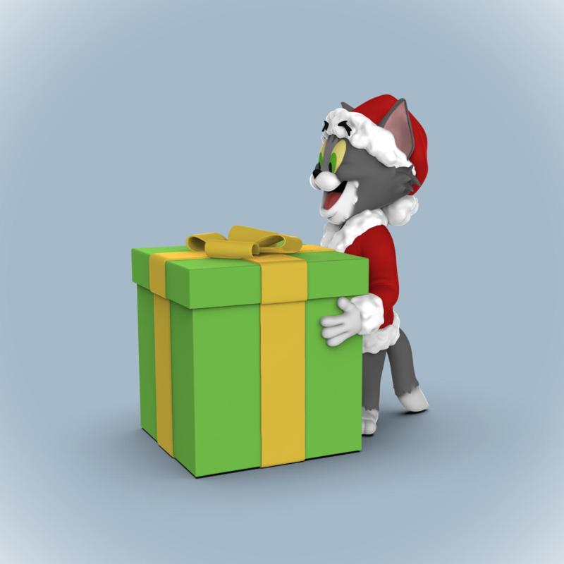 Tom (Tom&Jerry) Xmas Gift Box