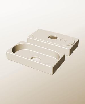 CX96-35-P Pierced container modular stackable module bin box