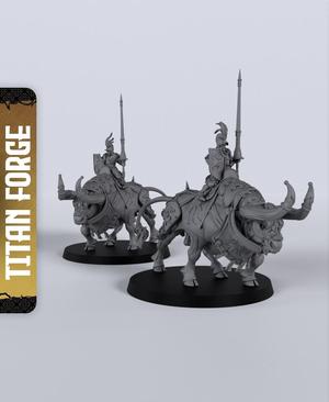 Bull Riders - With Free Dragon  - 5e DnD Inspired for RPG and Wargamers