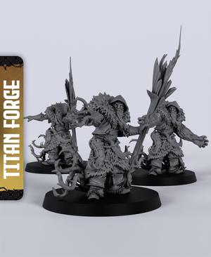 Orc Male Druid - With Free Dragon - 5e DnD Inspired for RPG and Wargamers