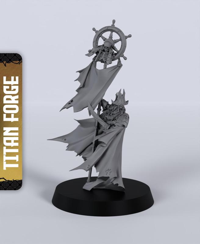 Vampire Admiral - With Free Dragon - 5e DnD Inspired for RPG and Wargamers