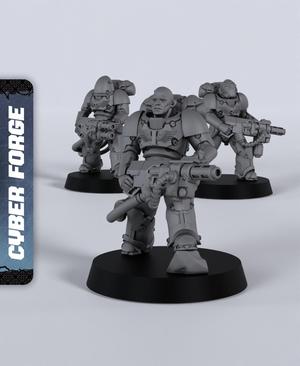 First Company Squad - With Free Cyberpunk - Sci-Fi Gift Ideas for RPG and Warga