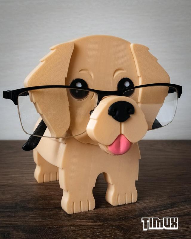 GOLDEN RETRIEVER GLASSES HOLDER