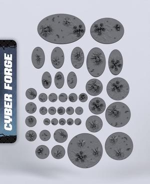 Neuro Noir Bases - With Free Cyberpunk  - Sci-Fi Gift Ideas for RPG and Wargamers