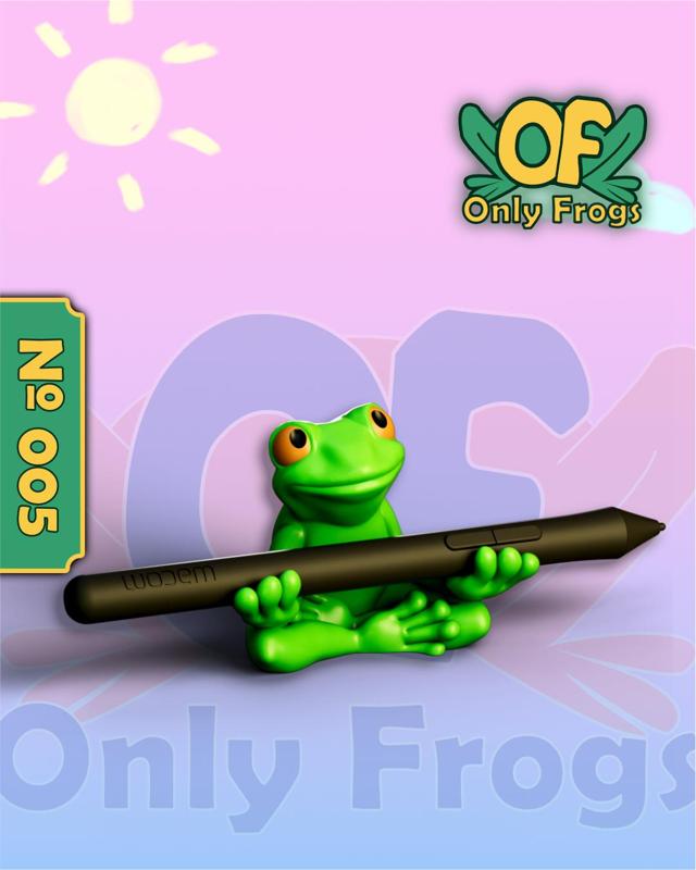 Pen holder Frog buddy