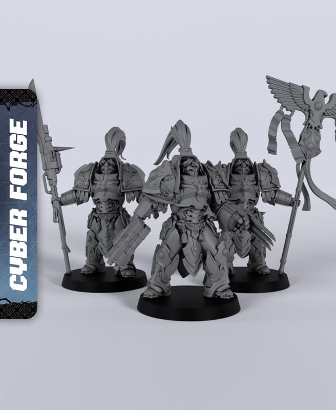 Invicti Custodes - With Free Cyberpunk Warhammer - 40k Sci-Fi Gift Ideas for RPG and Wargamers