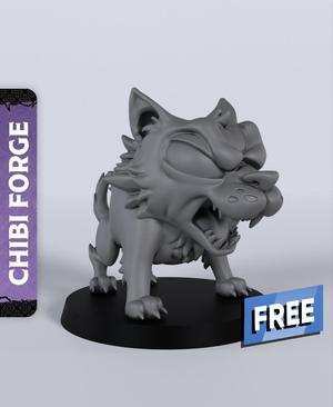 Dire Wolf - With Free Dragon  - 5e DnD Inspired for RPG and Wargamers