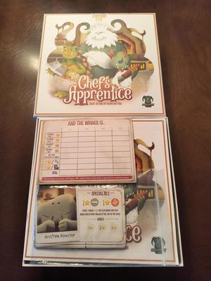 Cryptid Cafe: The Chef's Apprentice board game insert