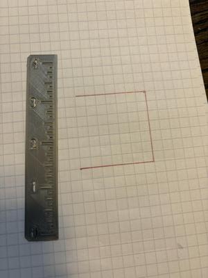 Bookmark straight edge