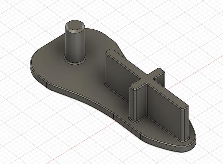Blind counterweight end