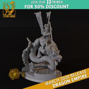 Dragon Cavalry 1 - Dragon Empire - Titan Forge Miniatures March 2020