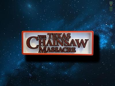 Texas Chainsaw Massacre Cinema Film Room Sign Box