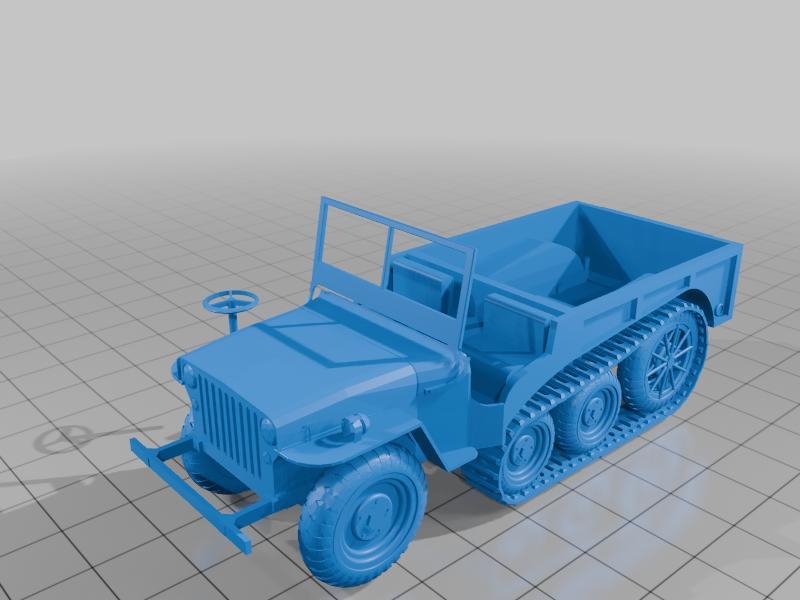 Bombardier T29 tracked Willys 