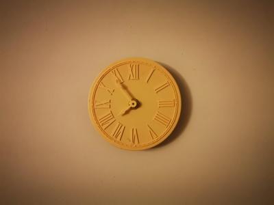 Mini Vintage Roman Wall Clock