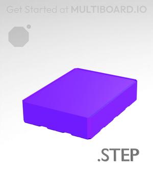 3x4x1 - Multibin Insert - STEP Remixing File