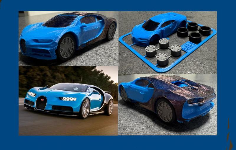 Bugatti Chiron kit card