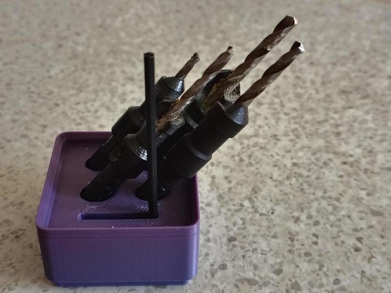 gridfinity countersink holder