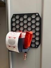 Rollenhalterung Prüfetiketten