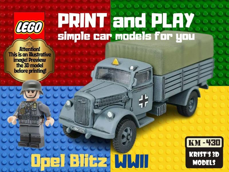 LEGO OPEL BLITZ WWII