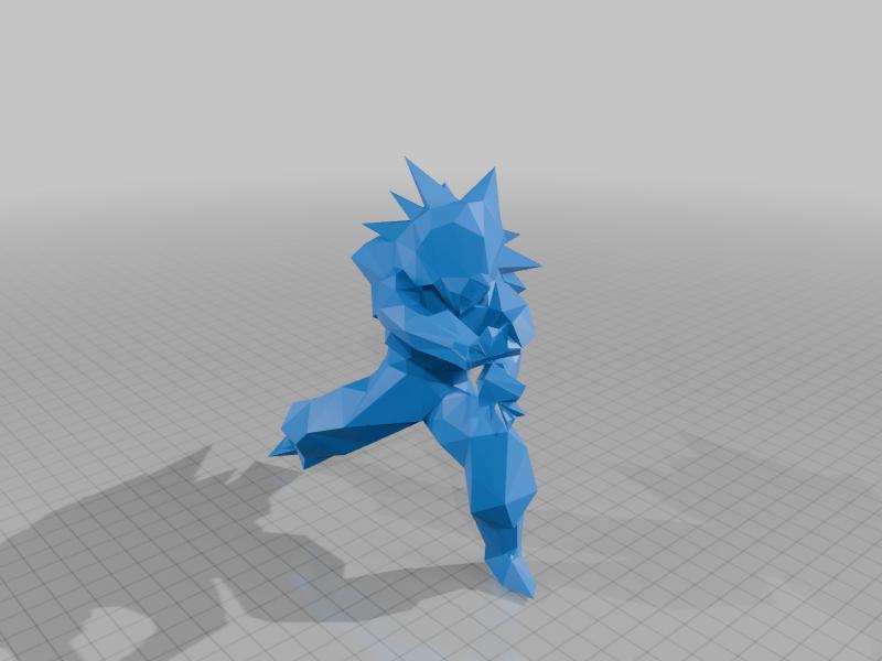 Low-poly Goku