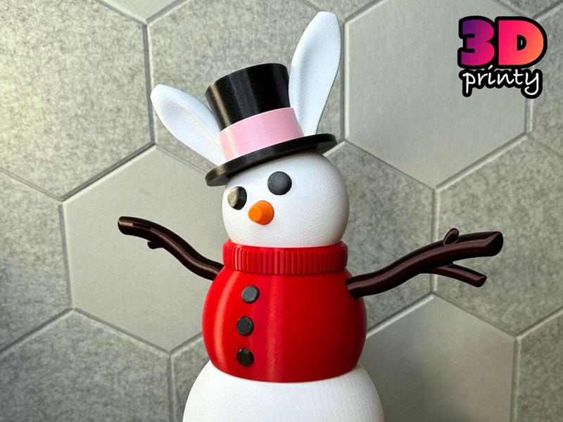 Giant Snowman - Easter Top Hat