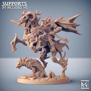 Harguul on Azekiel the Nightmare - Oldburg Fallen Ones Hero and Beast