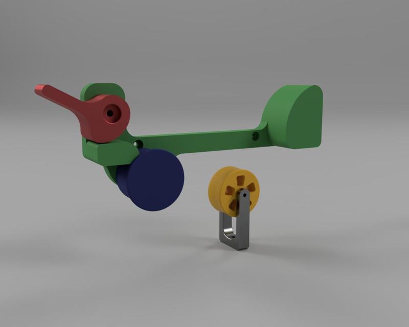 Gravity Powered Cable Retractor