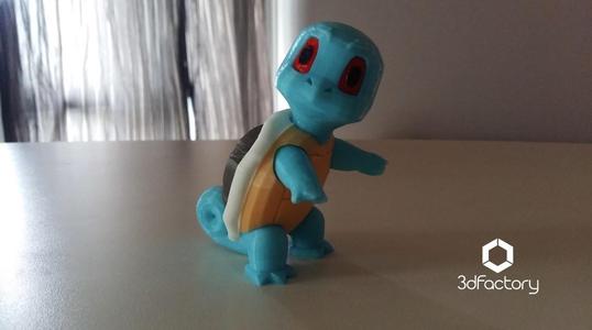 Pokemon Go Squirtle - 3dFactory Brasil