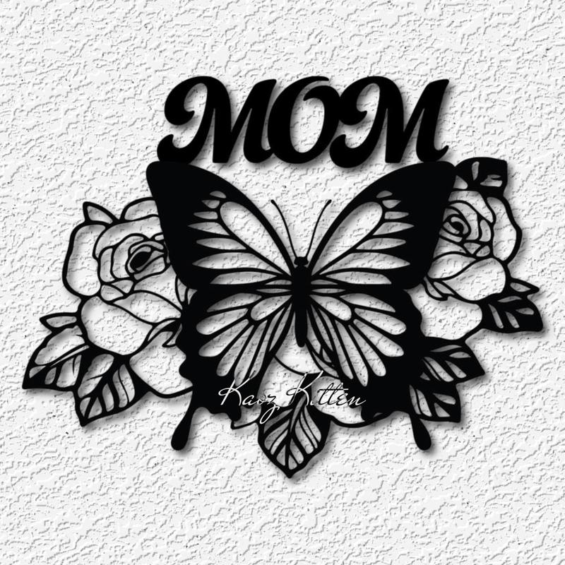 mom butterfly wall art mothers day home decor