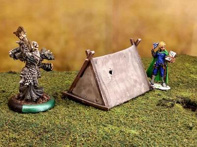 Fantasy viking tent 28mm