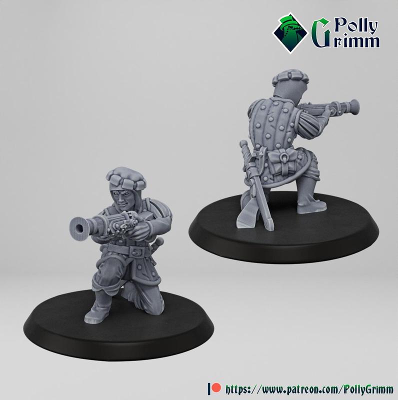 Imperial Humans. The Arquebusier