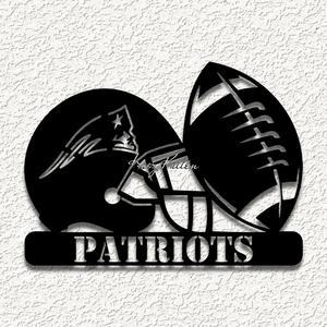 patriots football wall art home decor