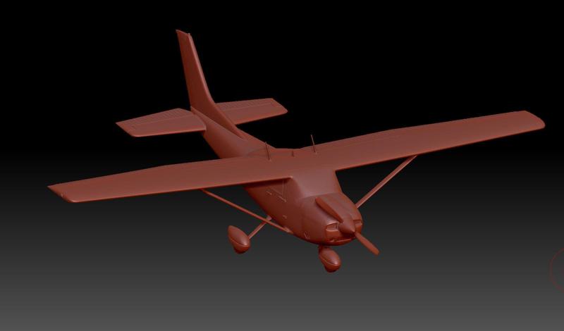 Cessna 182 Skyline ultralight airplane for 3D Print