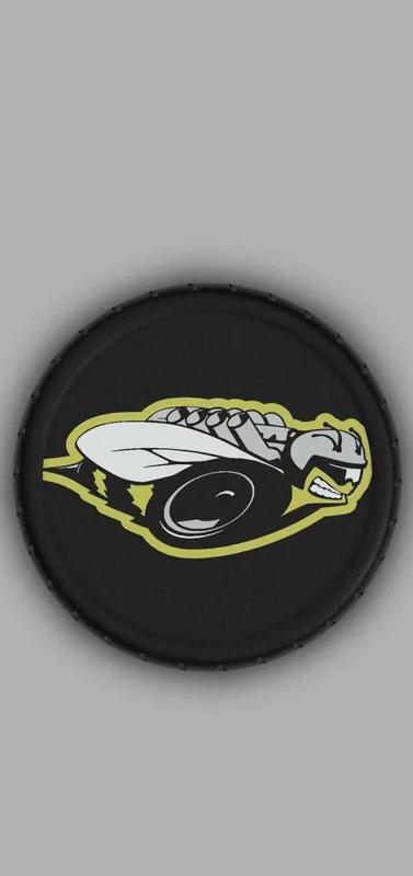 SuperBee/RumbleBee cupholder coaster   