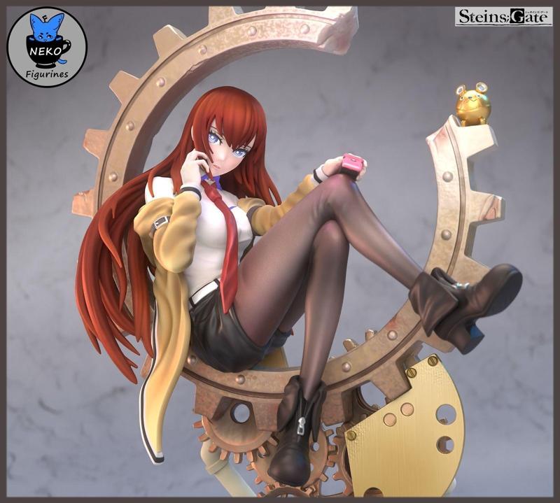 Kurisu Makise - Steins-Gate Anime Figurine STL