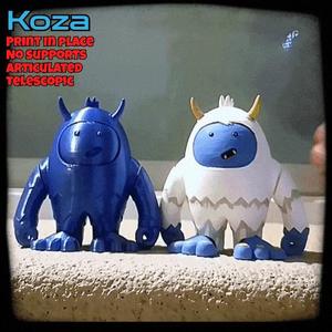 PRINT-IN-PLACE TELESCOPIC AND ARTICULATED YETI